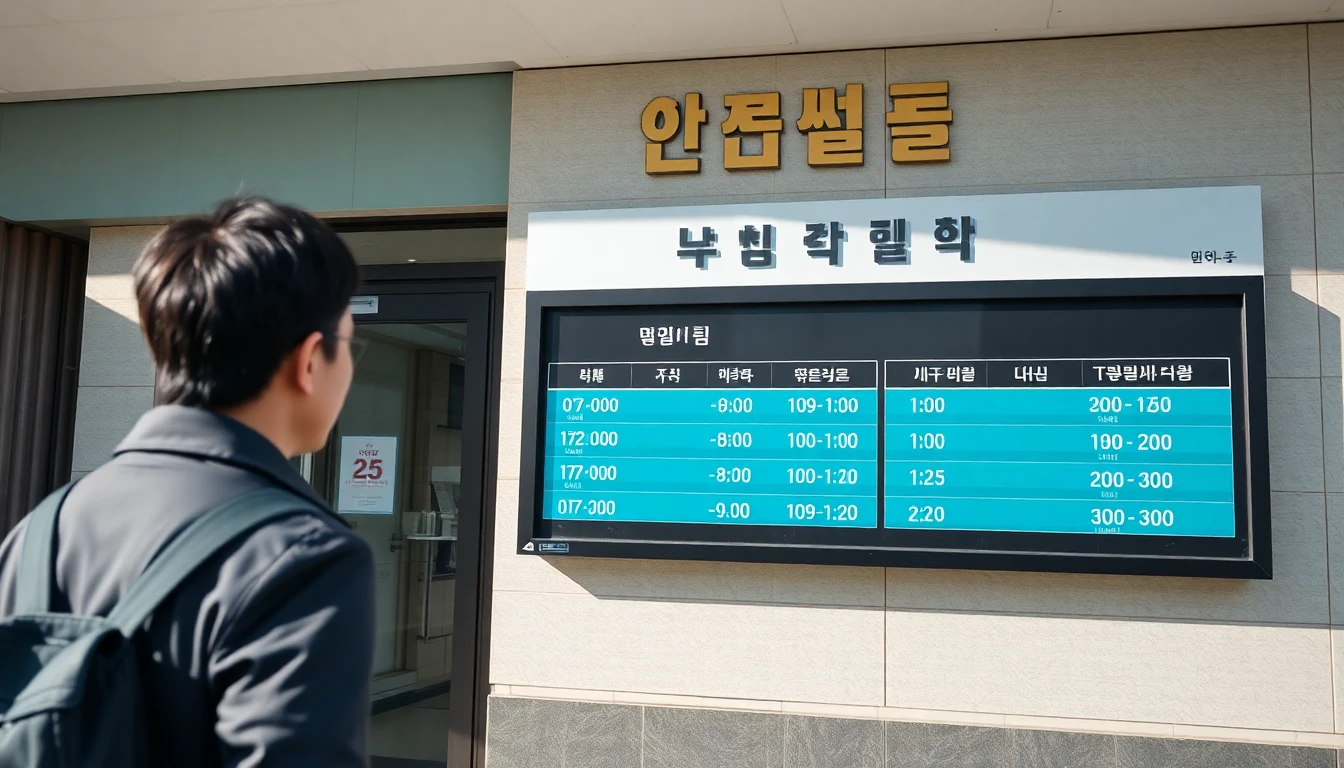 담당부서 업무시간 확인하고 예약없이 방문하는 법