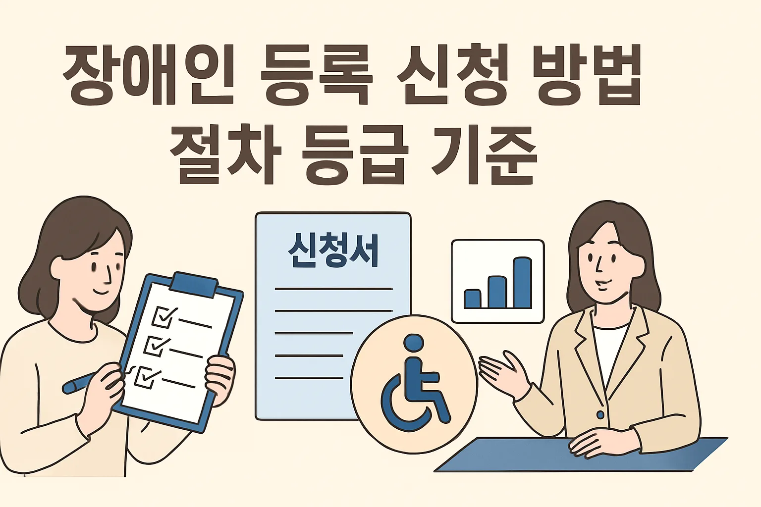 장애인 등록 신청 방법 절차 등급 기준