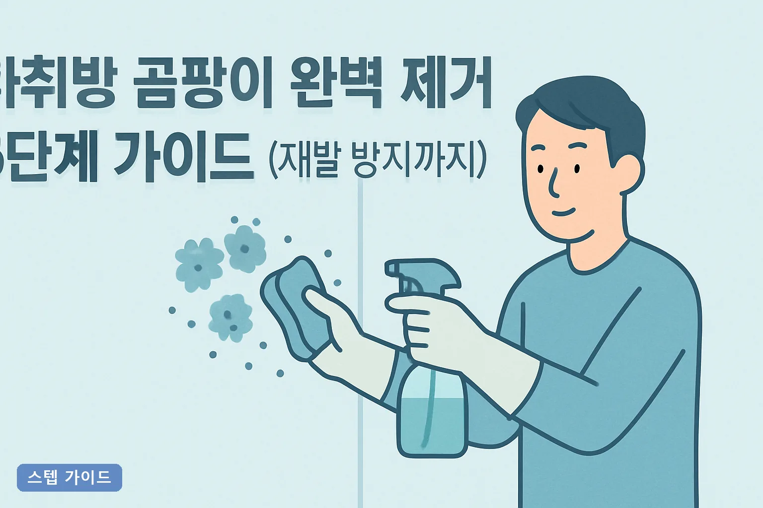 자취방 곰팡이 완벽 제거 5단계 가이드 (재발 방지까지)